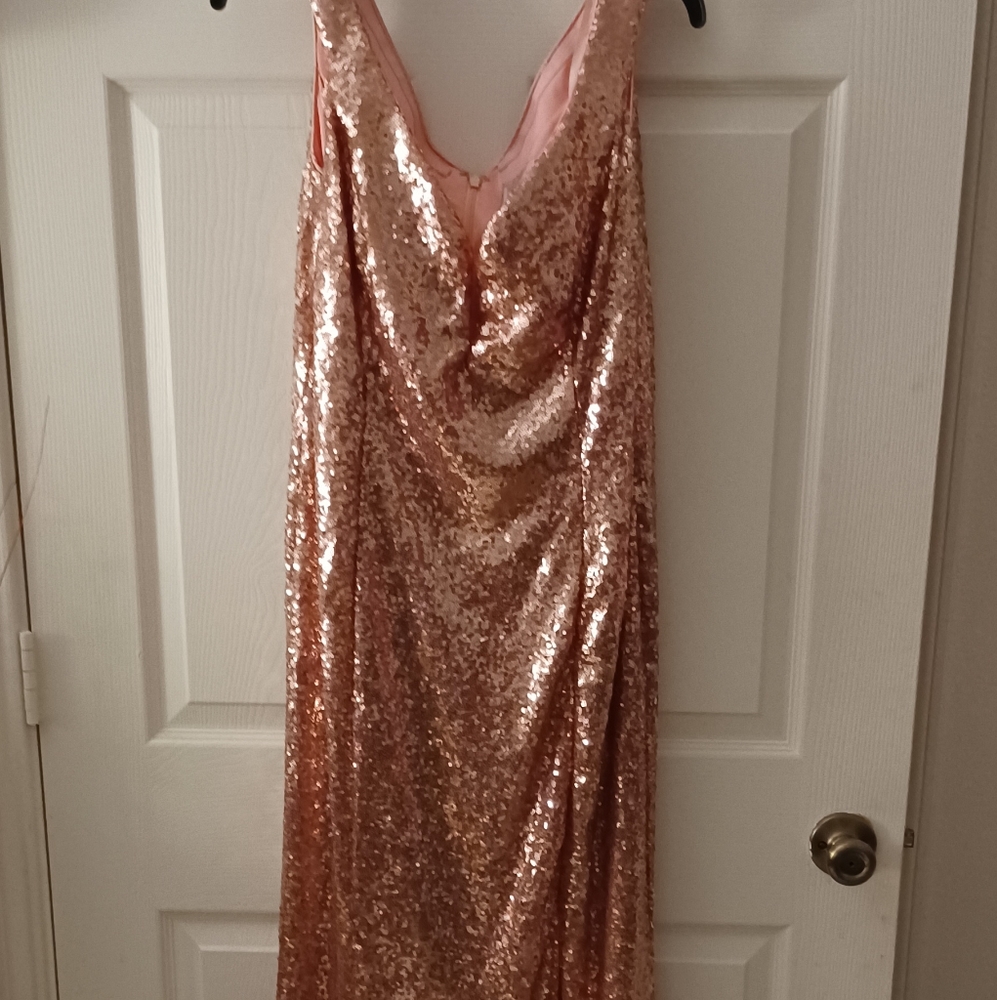 REPOSH Pink/Rise Gold Prom Dress 3x